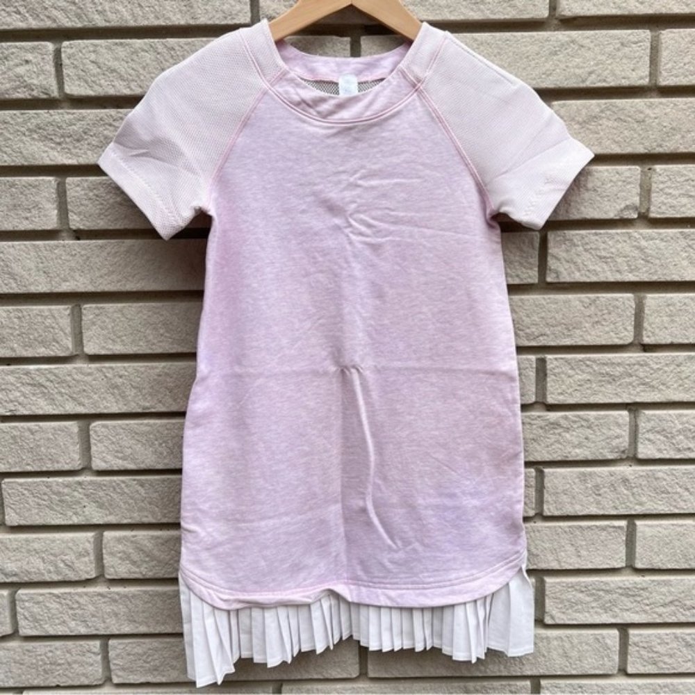 Ivivva Pink Mesh and Pleated Tennis Dress Sz 10 - Picture 1 of 9